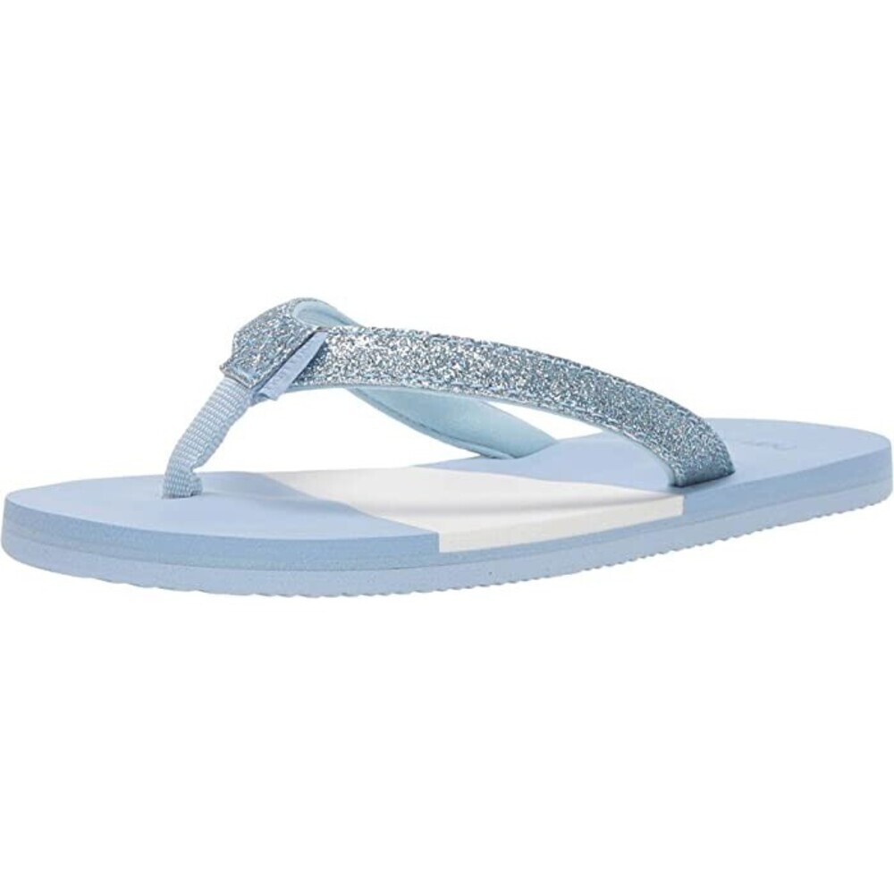 Hari Mari Meadows Asana 4006 Sandals Girls US 4 Blue Glitter Flip Flop JOBB2134